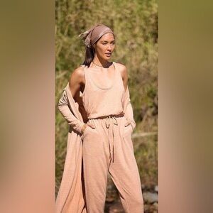 Free People Beach Bicoastal Jumpsuit Womens XS Lounge Boho